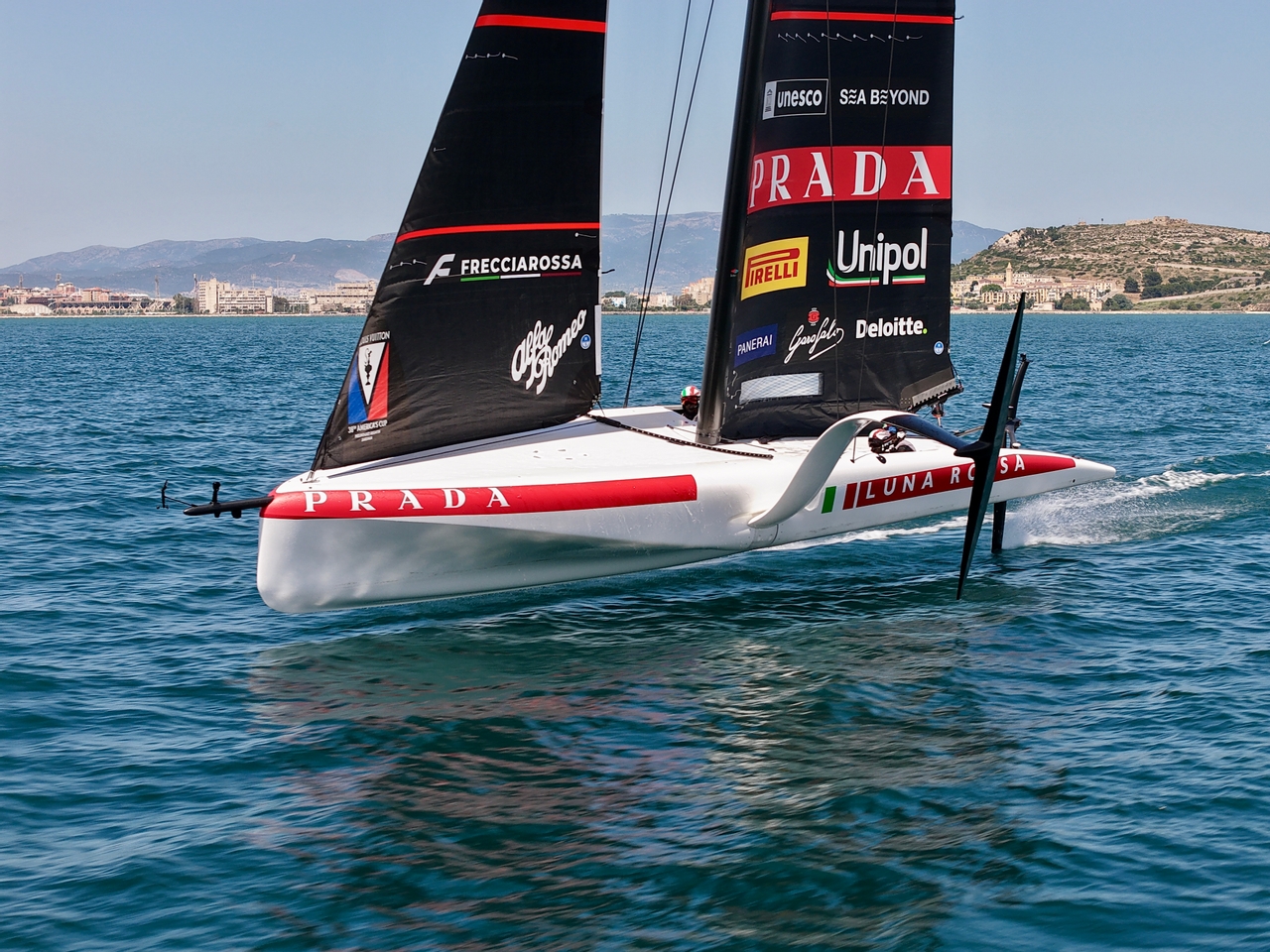 Luna Rossa Recons The Sardinia Racecourse