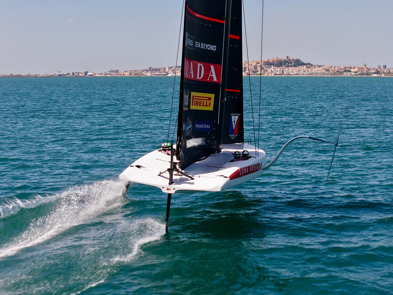 Luna Rossa Recons The Sardinia Racecourse