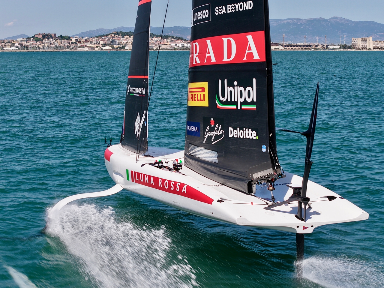 Luna Rossa Recons The Sardinia Racecourse