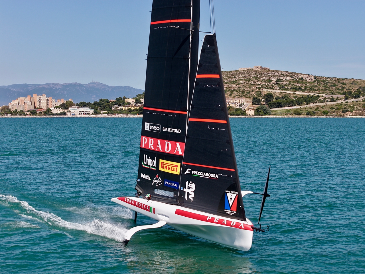 Luna Rossa Recons The Sardinia Racecourse