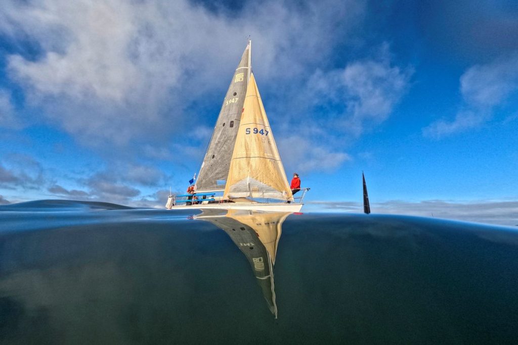 Espresso in extremely light air. In advance of the 2026 Australian Women's Keelboat Regatta // Photo credit: Andrea Francolini / AWKR