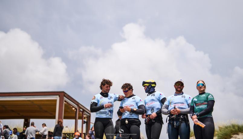 2026 Kitefoil World Championships, Day 2: Light winds test New Zealand contingent in Portugal