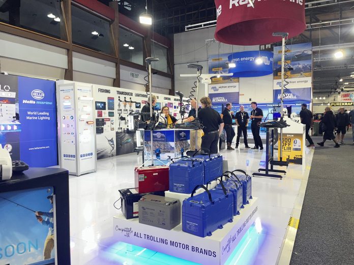 Lusty Blundell pavilion at the 2026 Hutchwilco New Zealand Boat Show // BNZ