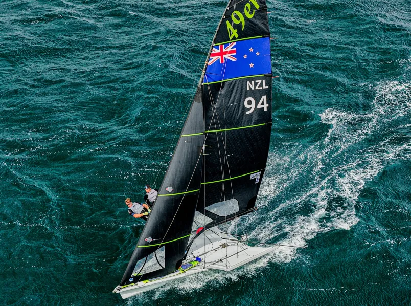 2026 49er, 49erFX and Nacra 17 World Championships, Day 3: New Zealand crews survive Quiberon chaos to reach gold fleet