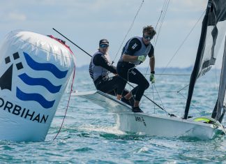 2026 49er, 49erFX and Nacra 17 World Championships, Day 4: New Zealand’s Seb Menzies and George Lee Rush seize overall lead in men’s skiff in Quiberon 2026 49er, 49erFX and Nacra 17 World Championships, Day 4: New Zealand’s Seb Menzies and George Lee Rush seize overall lead in men’s skiff in Quiberon