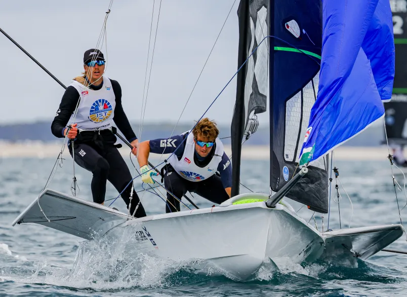 2026 49er, 49erFX and Nacra 17 World Championships, Day 6: New Zealand duo Seb Menzies and George Lee Rush claim world title with dramatic comeback in final race