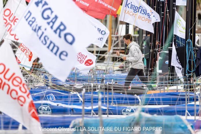 Cameras ready at Perros-Guirec as fleet prepares to cast off