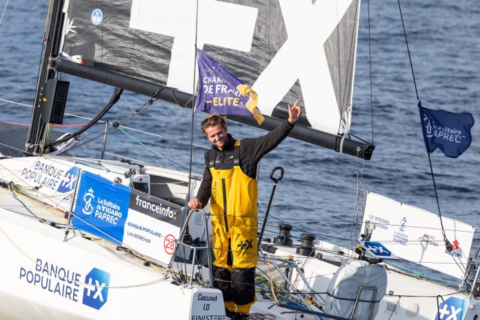 lois-berrehar-secures-second-place-on-leg-one-of-the-57th-so Loïs Berrehar secures second place on leg one of the 57th Solitaire du Figaro Paprec