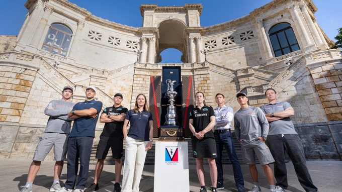 Louis Vuitton 38th America’s Cup, Prelim Regatta, Sardinia Press Conference