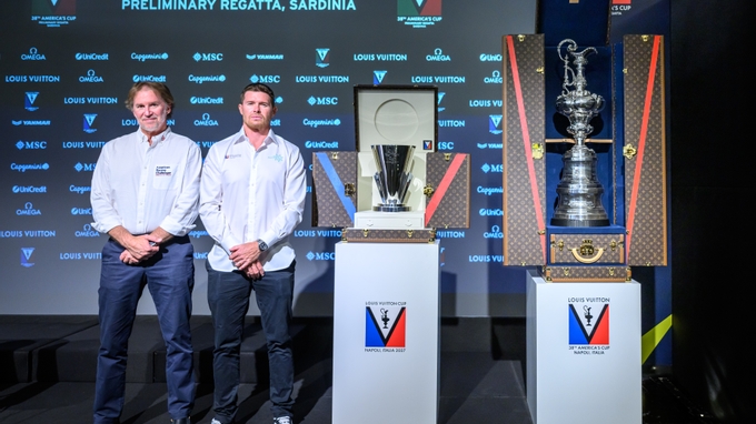 Louis Vuitton 38th America’s Cup, Prelim Regatta, Sardinia Press Conference