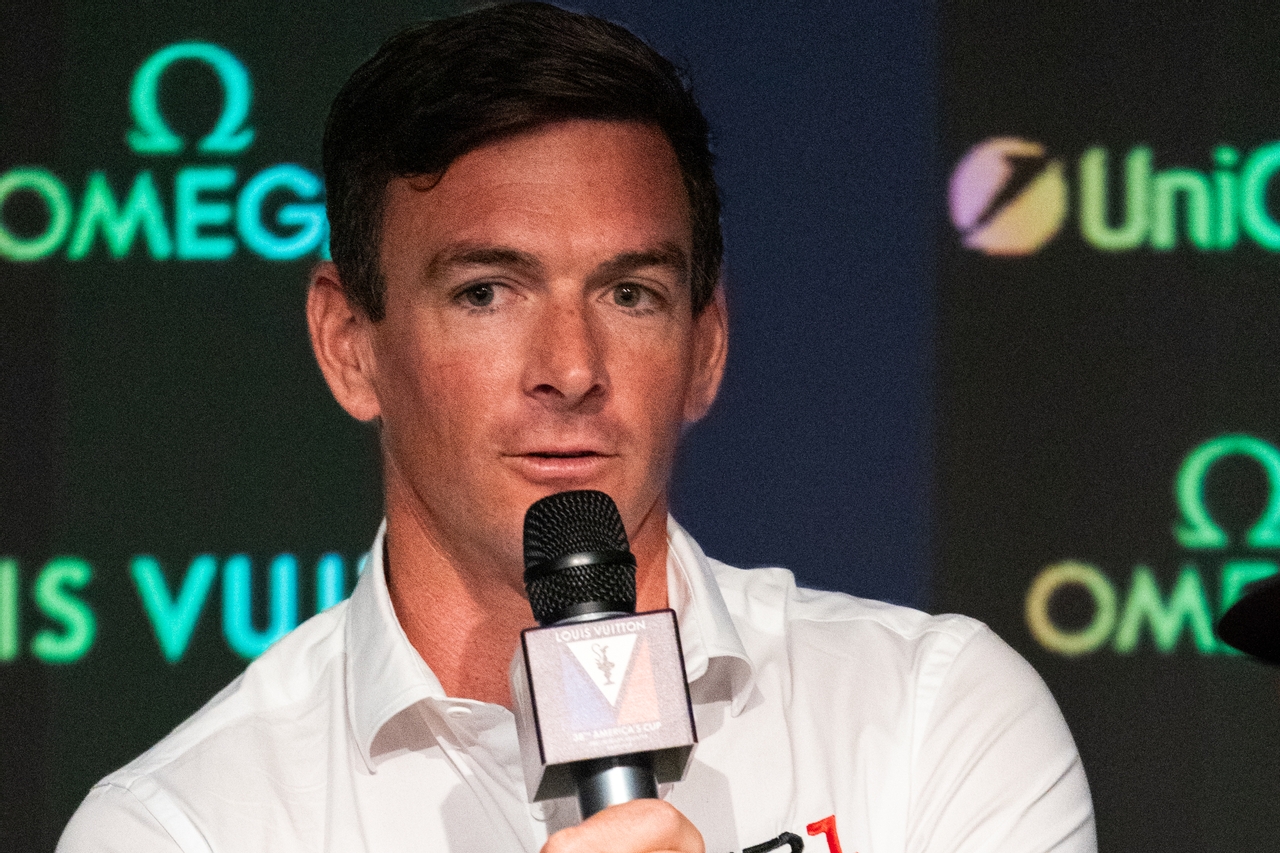 Louis Vuitton 38th America’s Cup, Prelim Regatta, Sardinia Press Conference