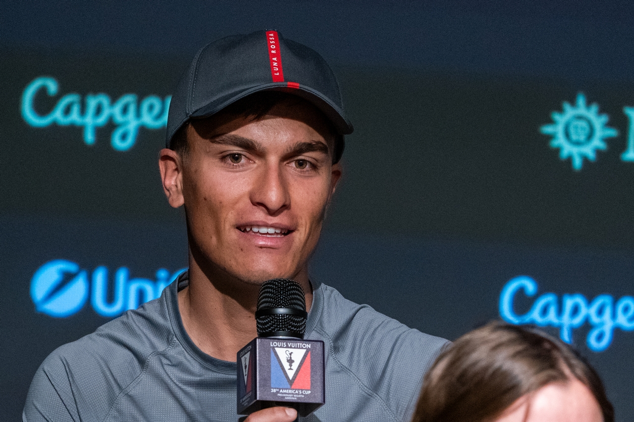 Louis Vuitton 38th America’s Cup, Prelim Regatta, Sardinia Press Conference