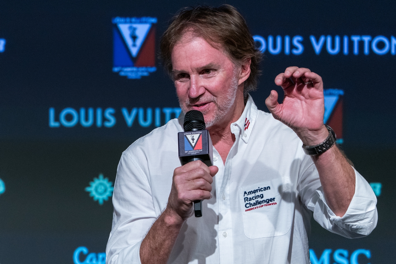 Louis Vuitton 38th America’s Cup, Prelim Regatta, Sardinia Press Conference