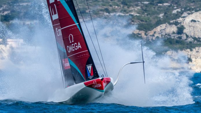 Louis Vuitton 38th America's Cup - Preliminary Regatta Sardinia - Race Day One Ian Roman