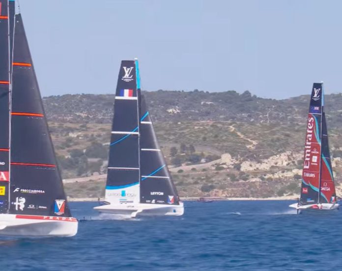 AC38 Sardinia Prelims - Race 6 // Photo credit: America's Cup media AC38 Sardinia Prelims - Race 6 // Photo credit: America's Cup media
