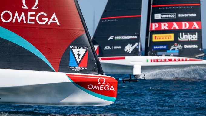 Youthful Talent Shines In Beautiful Sardinia On Day Two Of The Preliminary Regatta. // Photo credit: Ricardo Pinto / America's Cup Media