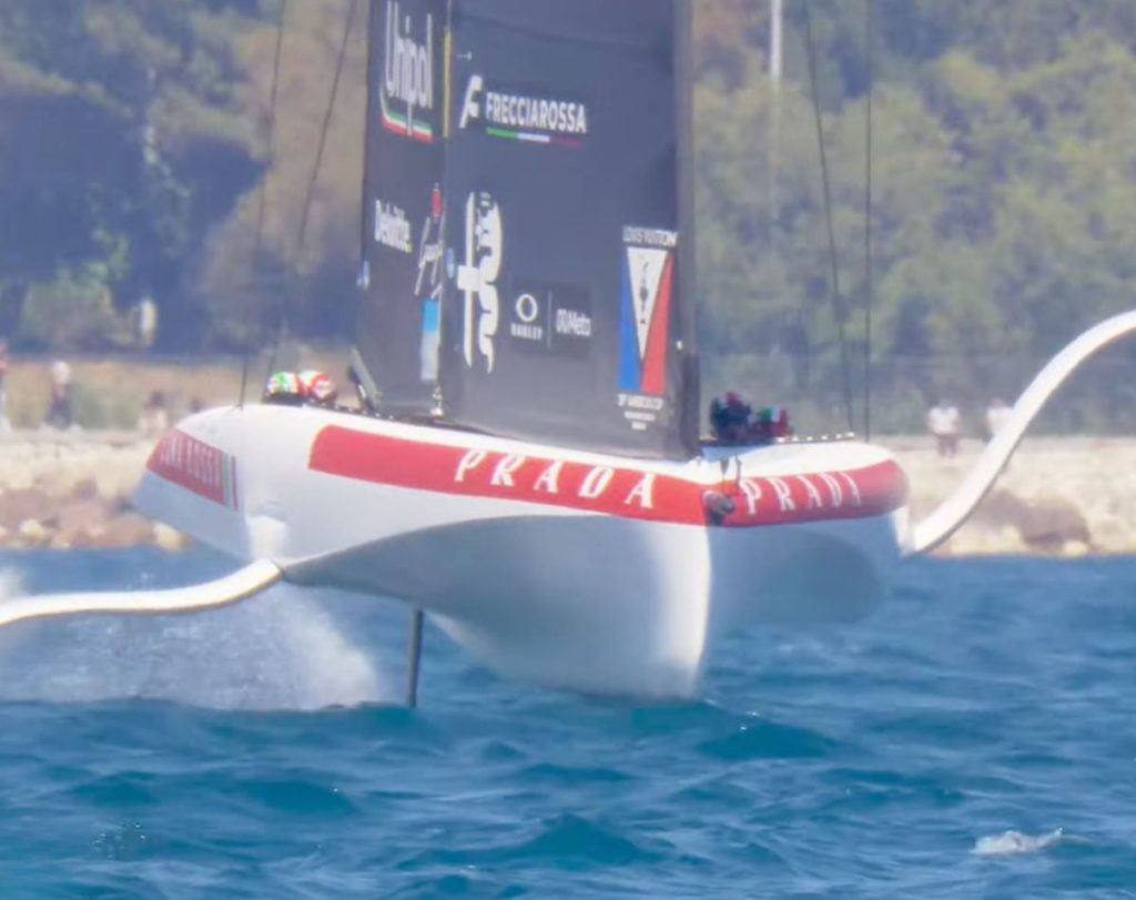 AC38 Preliminaries Sardinia - Fleet Race 7 // Photo credit: America's Cup media