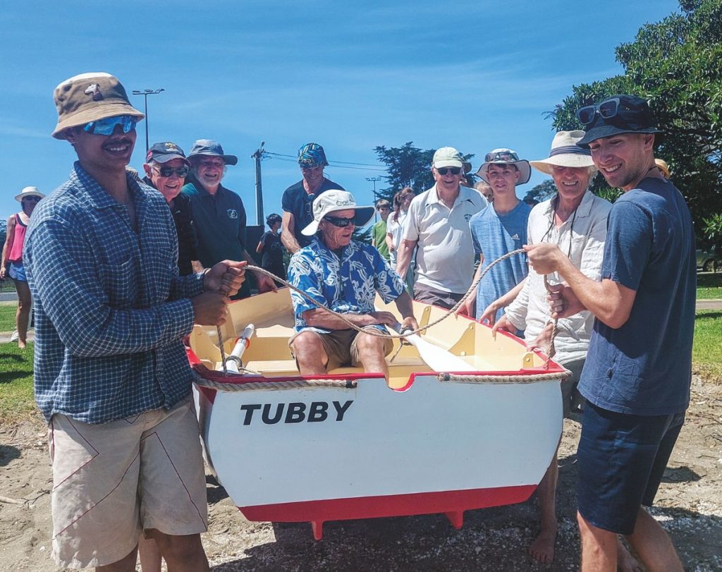 Tubby makes a splash. // Photo credit: Supplied