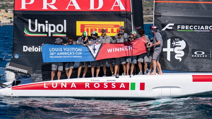 Peter Burling & Ruggero Tita Turn On The Style As Luna Rossa Wins In Sardinia In Sensational Fashion