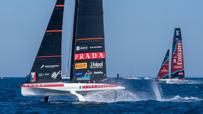 Peter Burling & Ruggero Tita Turn On The Style As Luna Rossa Wins In Sardinia In Sensational Fashion