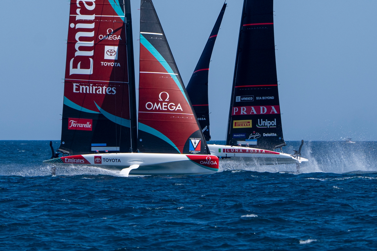 Peter Burling & Ruggero Tita Turn On The Style As Luna Rossa Wins In Sardinia In Sensational Fashion