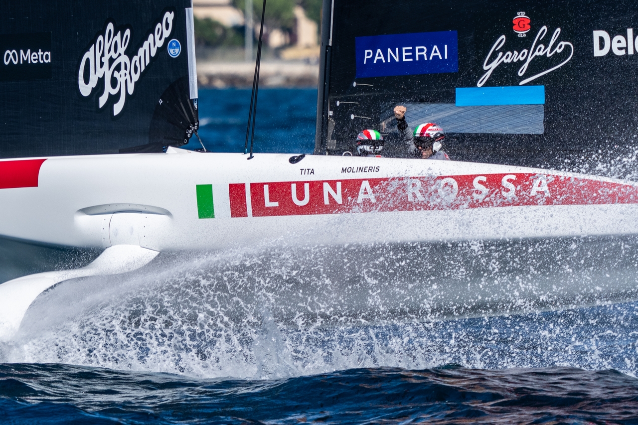 Peter Burling & Ruggero Tita Turn On The Style As Luna Rossa Wins In Sardinia In Sensational Fashion