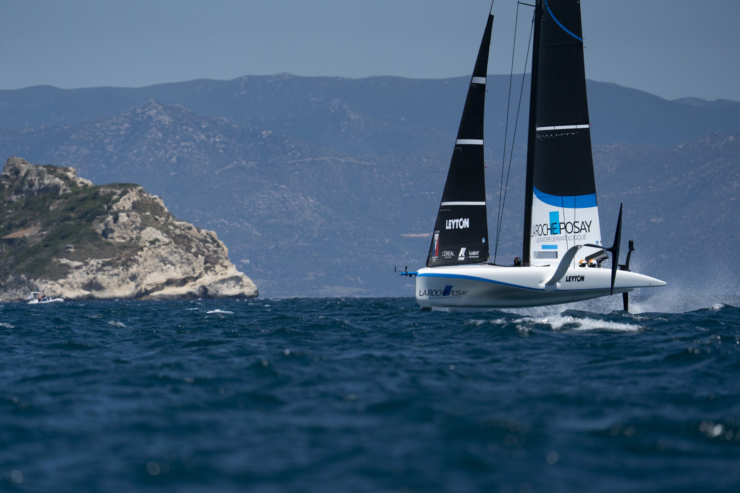 Ac38 - La Roche-Posay Racing Team Finishes Fourth In Cagliari Behind The Two America’s Cup Favourite Teams In A Promising First Regatta