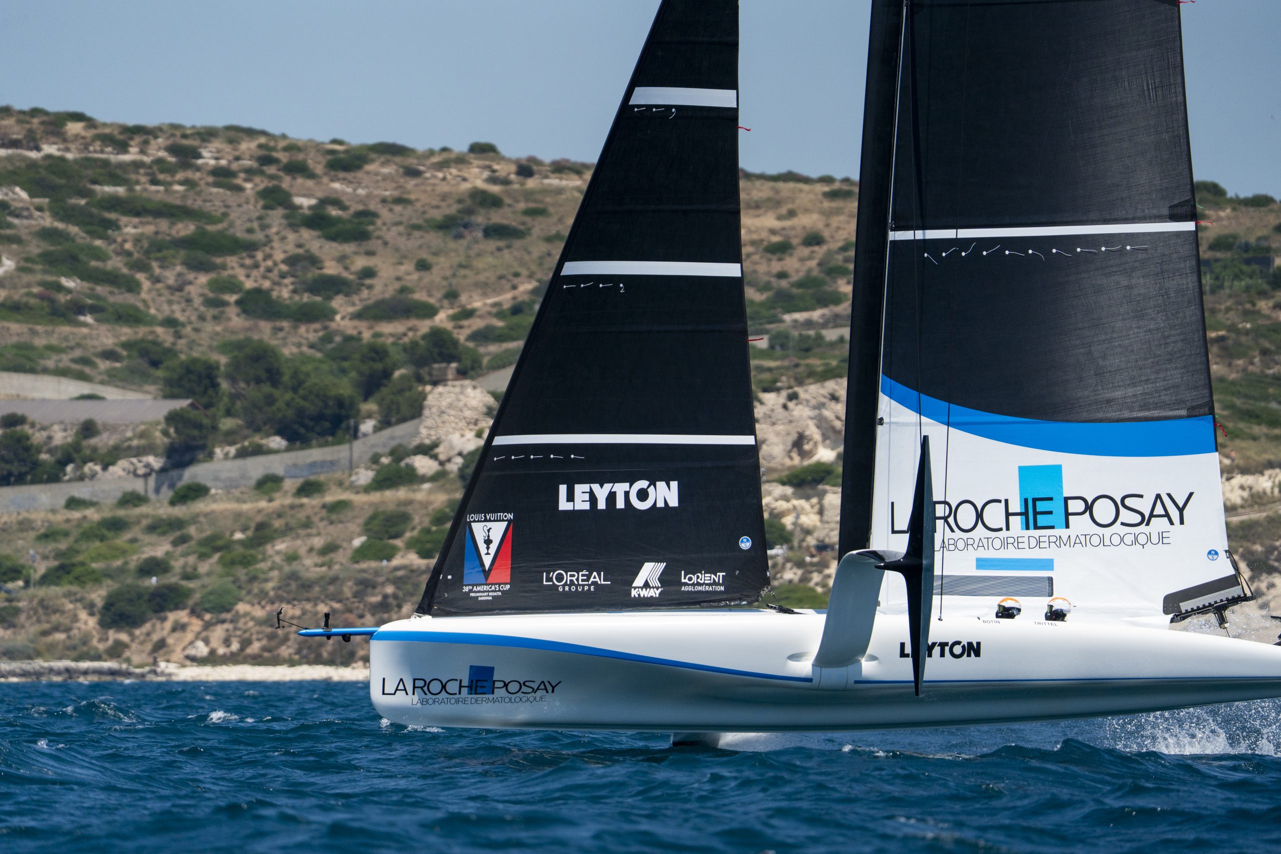 Ac38 - La Roche-Posay Racing Team Finishes Fourth In Cagliari Behind The Two America’s Cup Favourite Teams In A Promising First Regatta