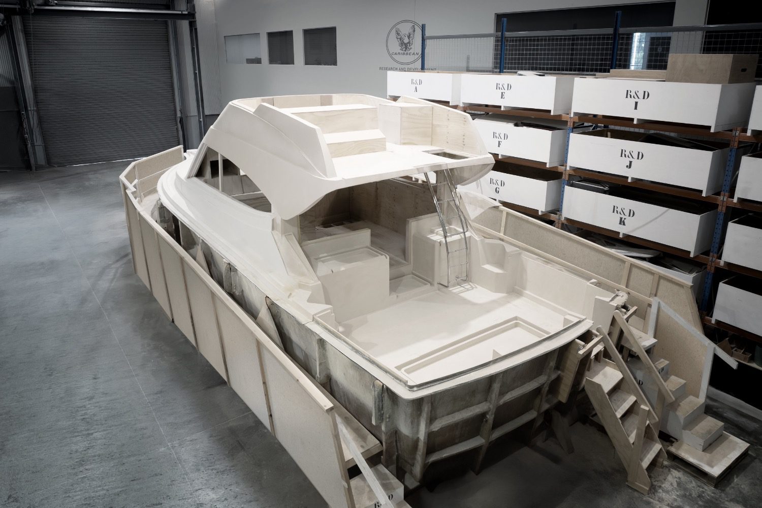 Caribbean C40 Flybridge Production Update