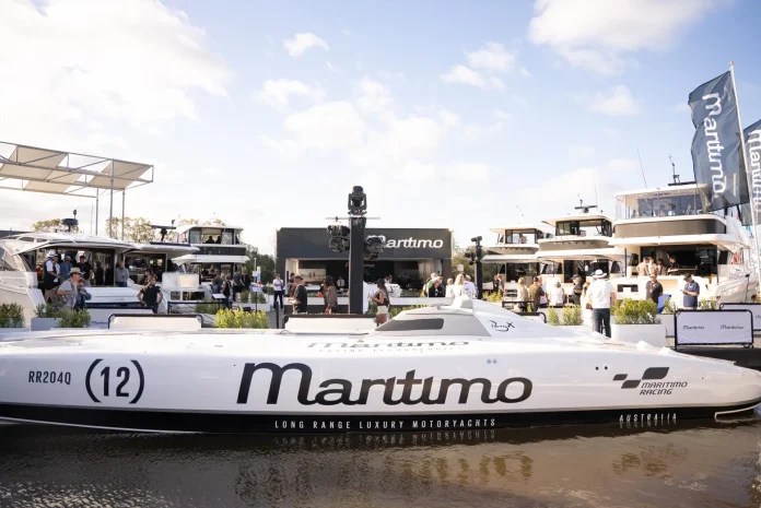 Maritimo on water display at SCIBS 2026 // Photo credit: Maritimo