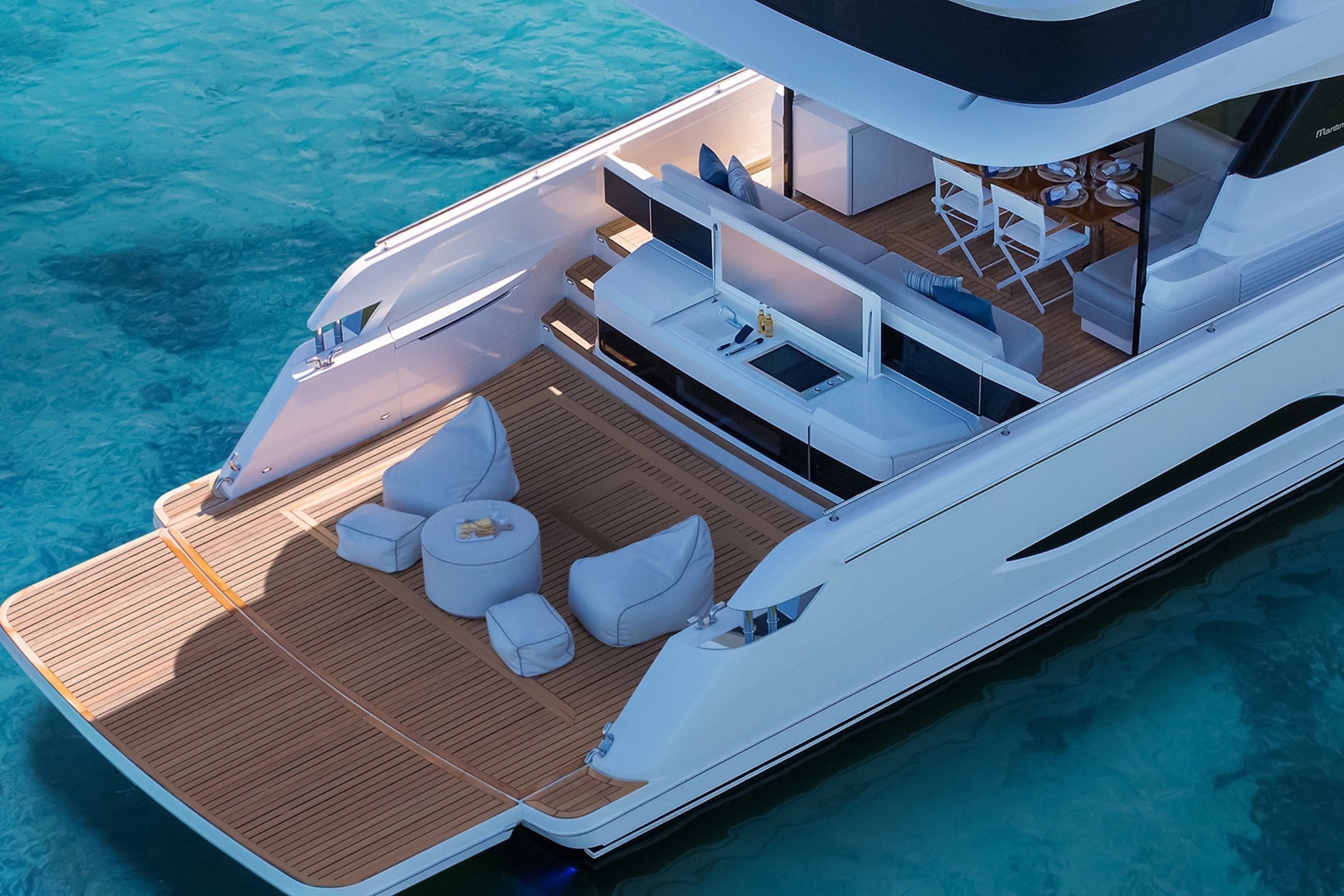 Your Playground at Sea: The Expansive Deck Spaces of the Maritimo M75