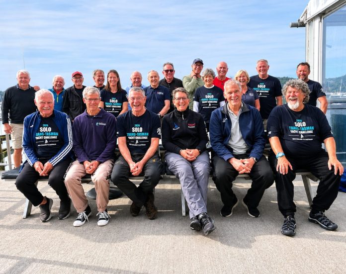 2026 Solo Trans-Tasman Yacht Challenge Competitors and Race Committee // Photo credit: Boating New Zealand