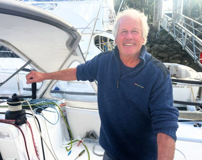 Terry Dunn and Nautilass // Photo credit: Boating New Zealand