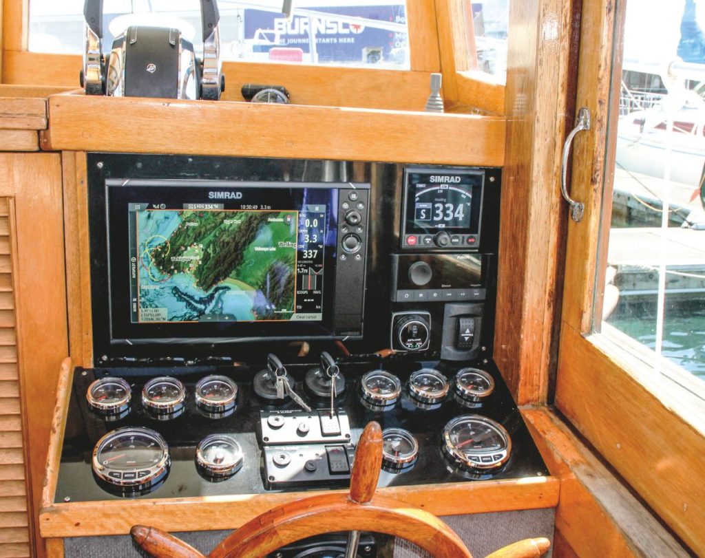 New Mercruiser 225hp diesels are fitted. // Photo credit: Kevin Cudby / Boating New Zealand