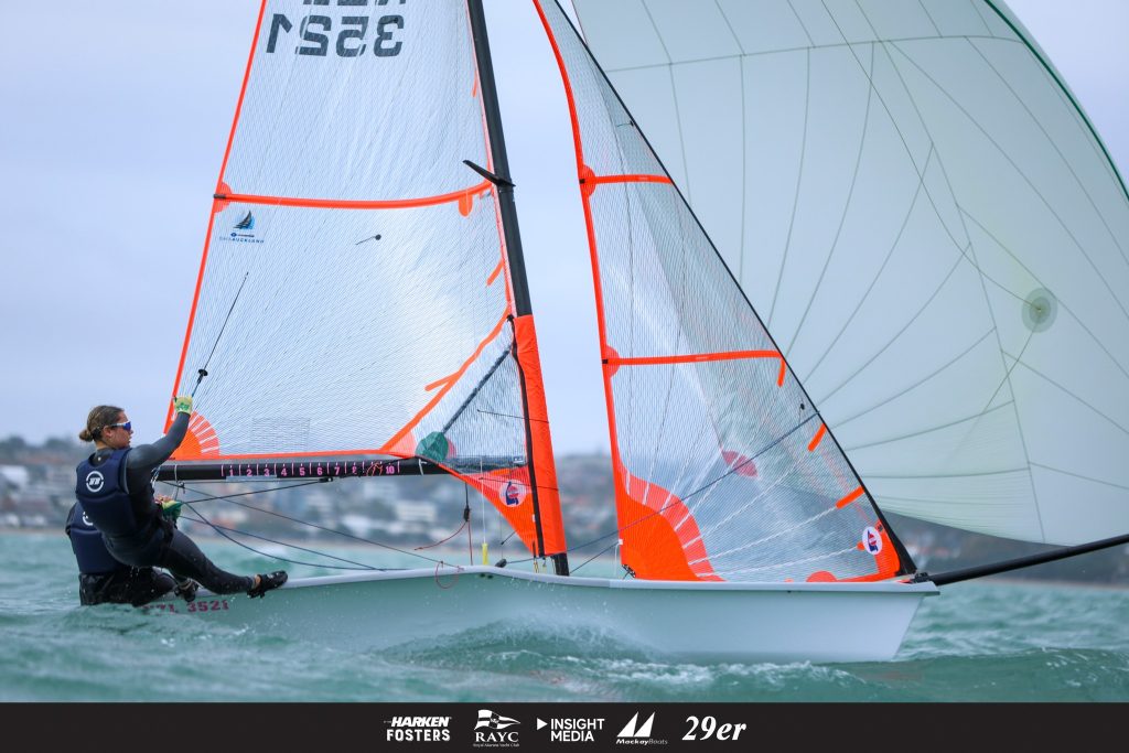 Jenkins and Handley, 2026 NZ 29er Nationals // Photo credit: Insight Media