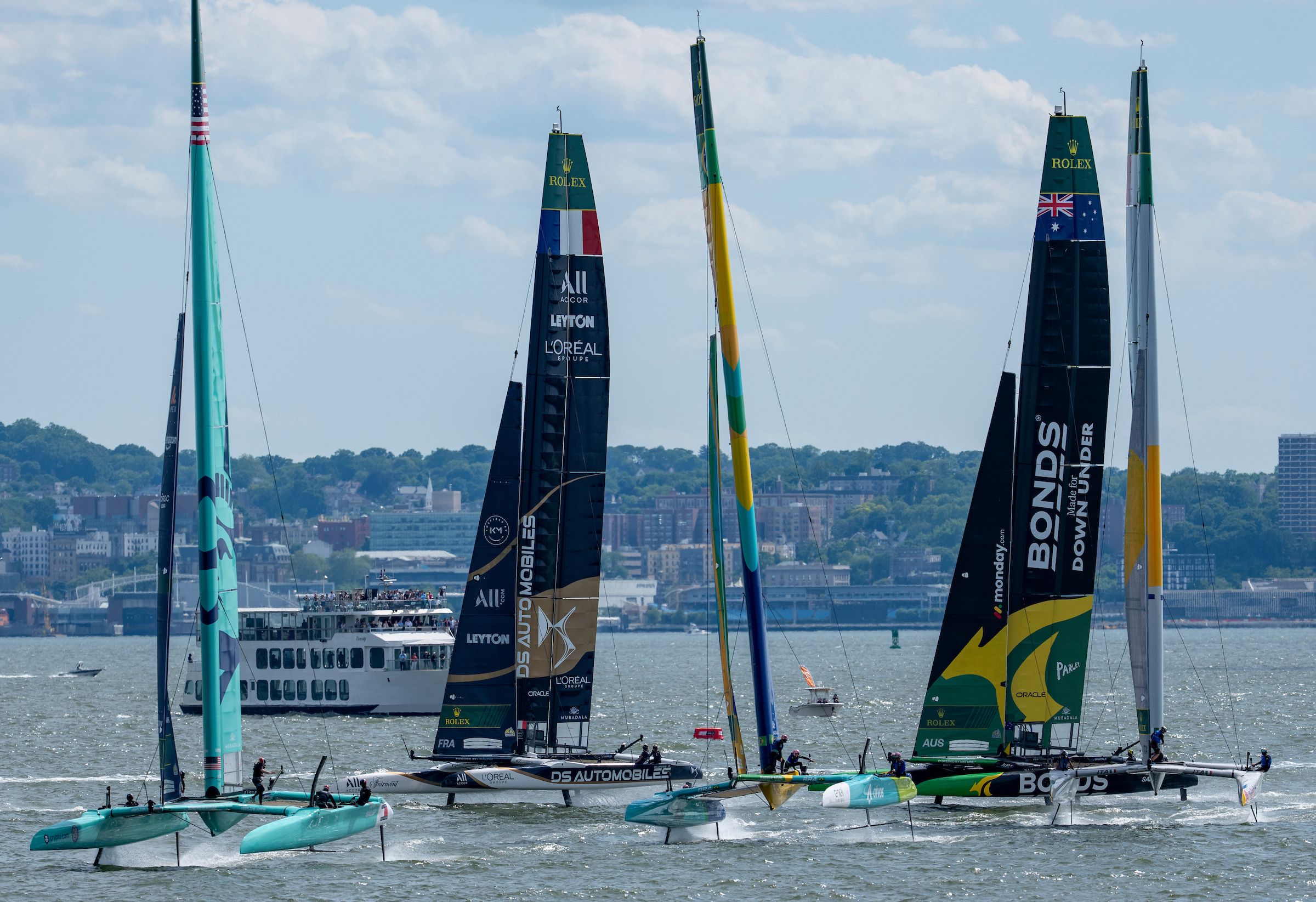 Sailgp New-York - Ds Automobiles Sailgp Team France Finishes 4th And Closes The Gap To The Championship Podium