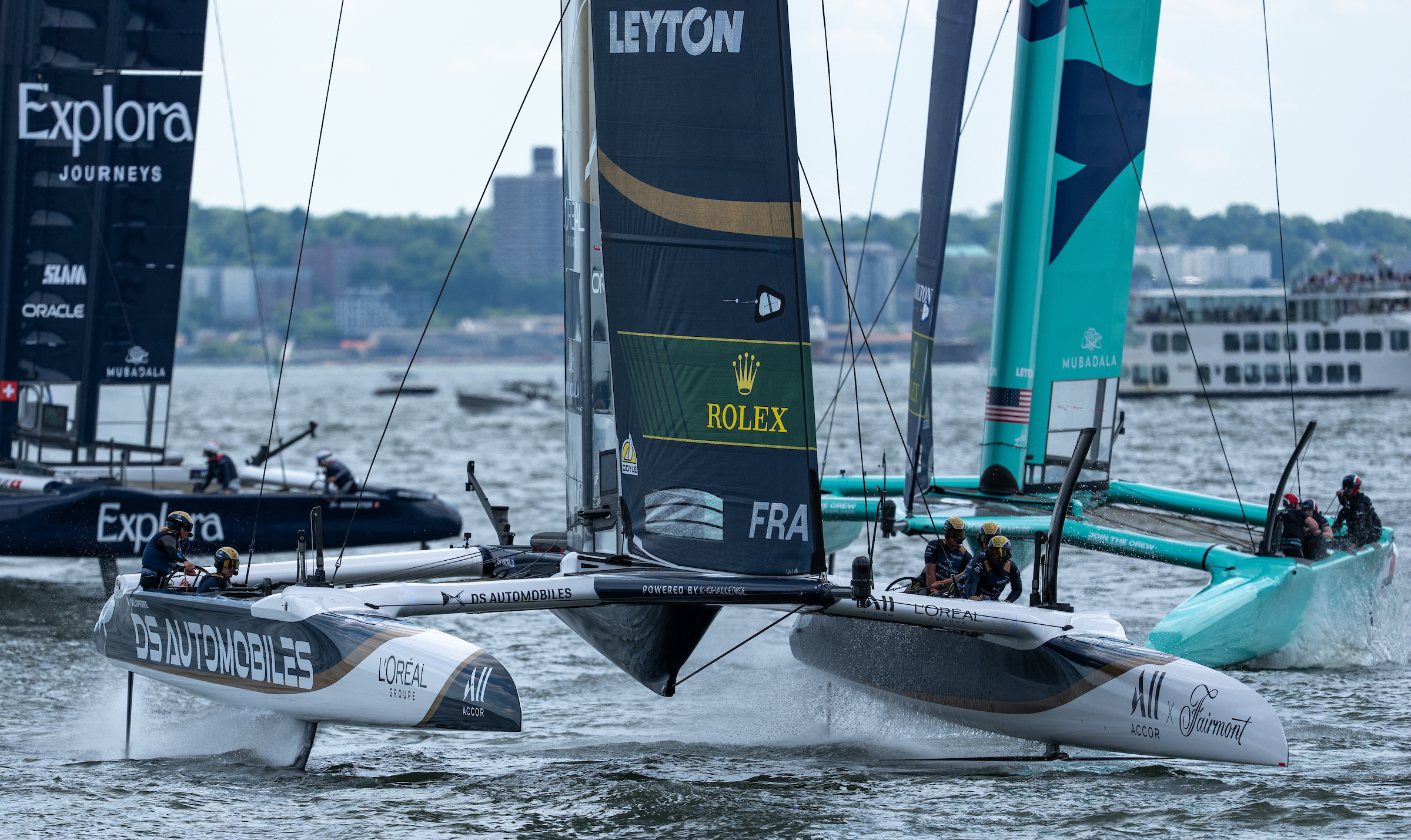 Sailgp New-York - Ds Automobiles Sailgp Team France Finishes 4th And Closes The Gap To The Championship Podium