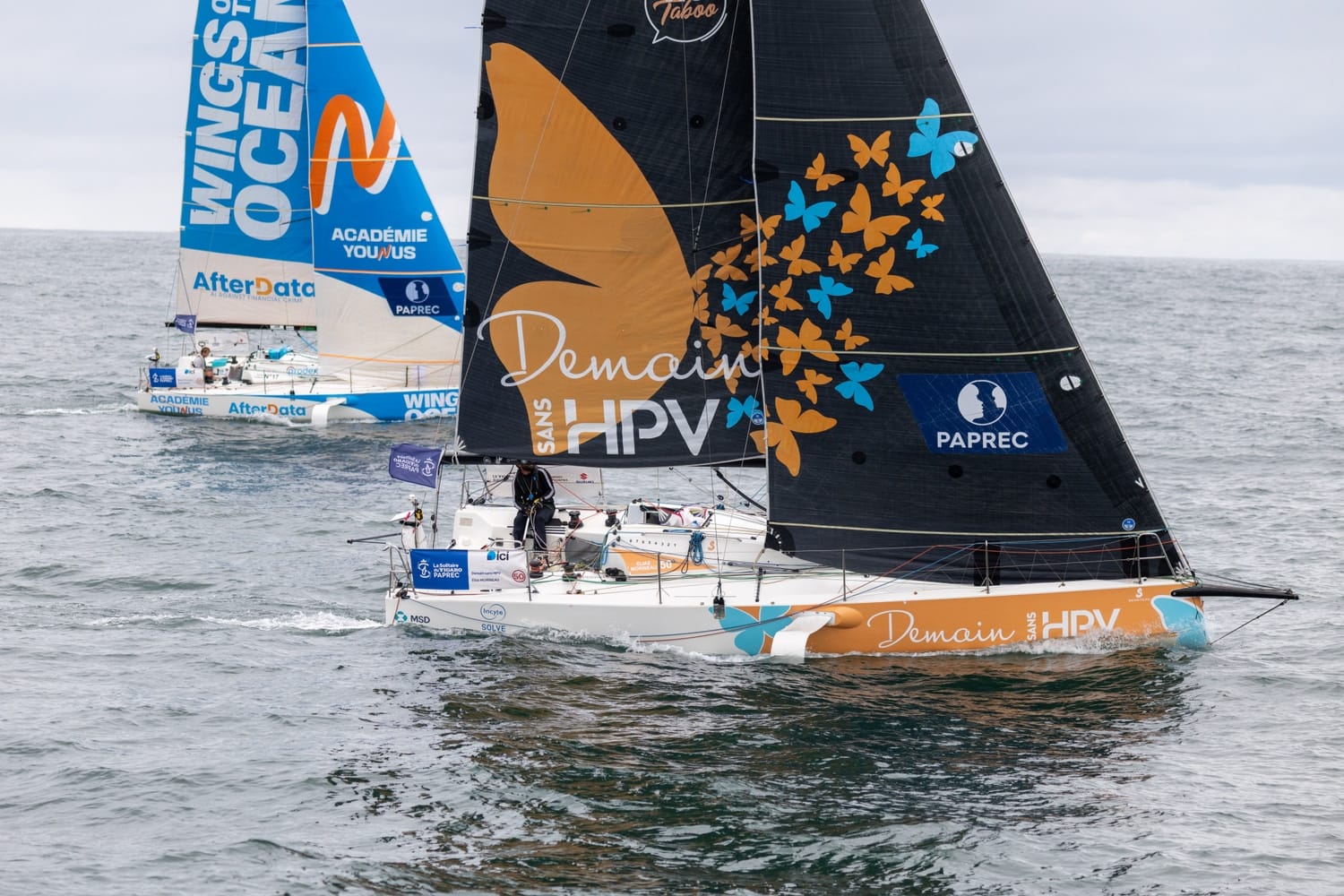 The poker game heats up in La Solitaire du Figaro Paprec