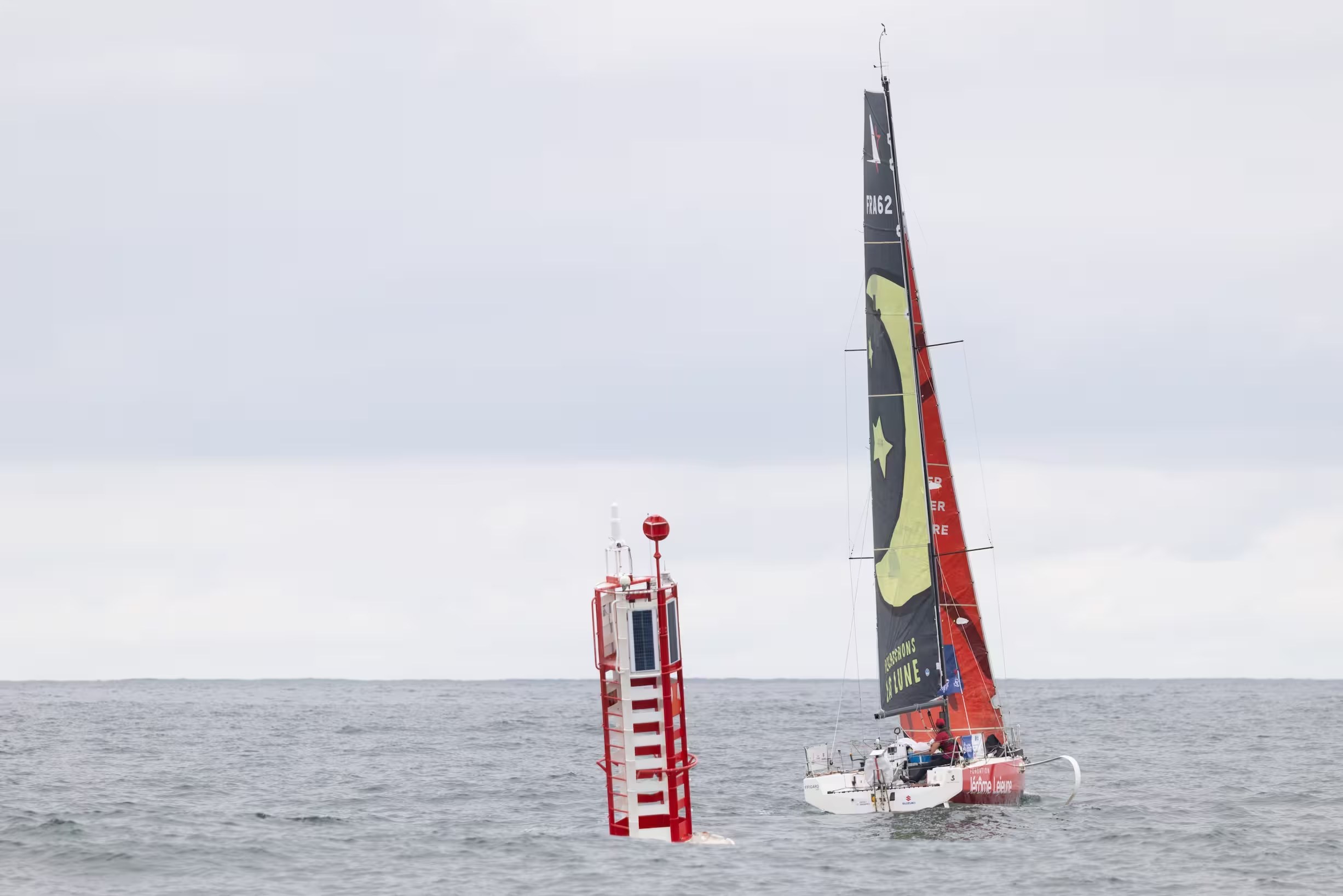 Snapping the BXA waypoint in the Solitaire du Figaro