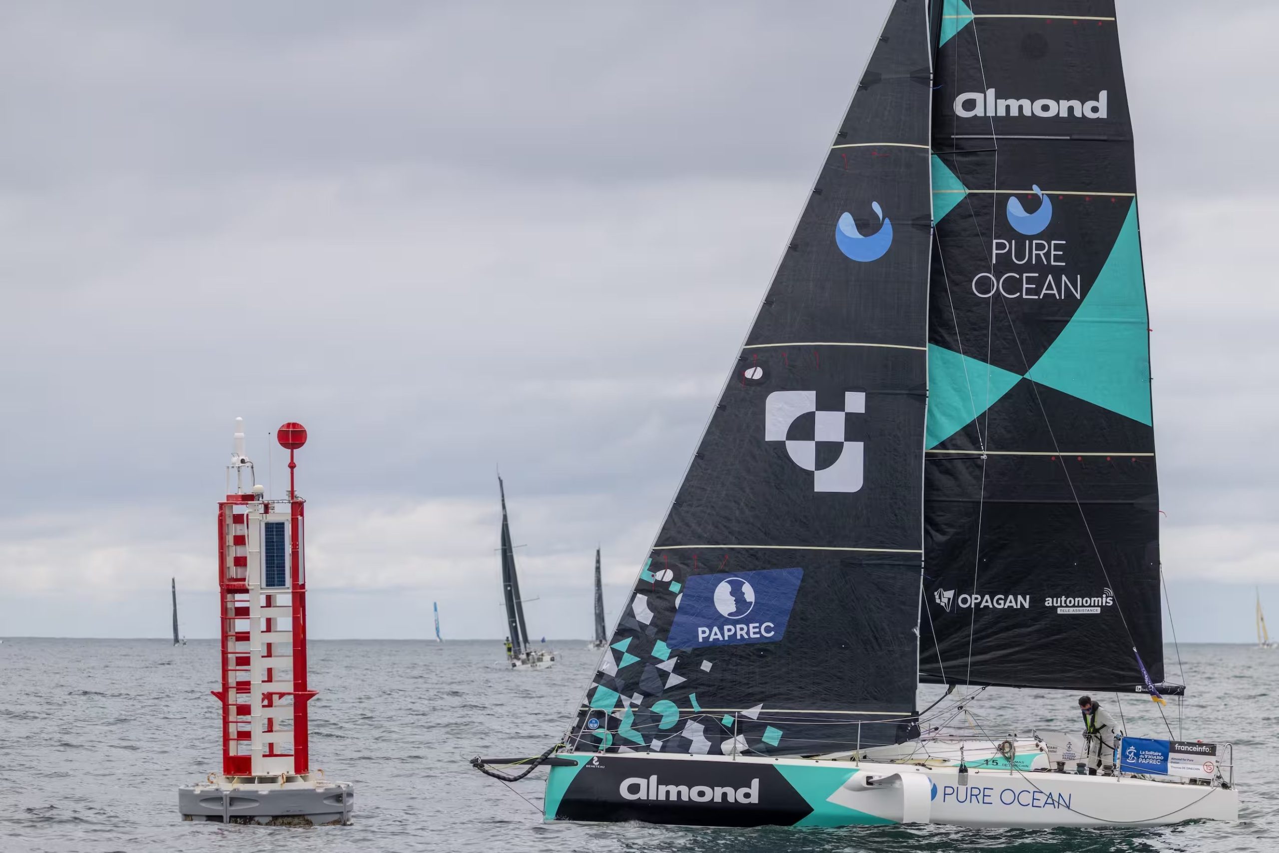 Snapping the BXA waypoint in the Solitaire du Figaro