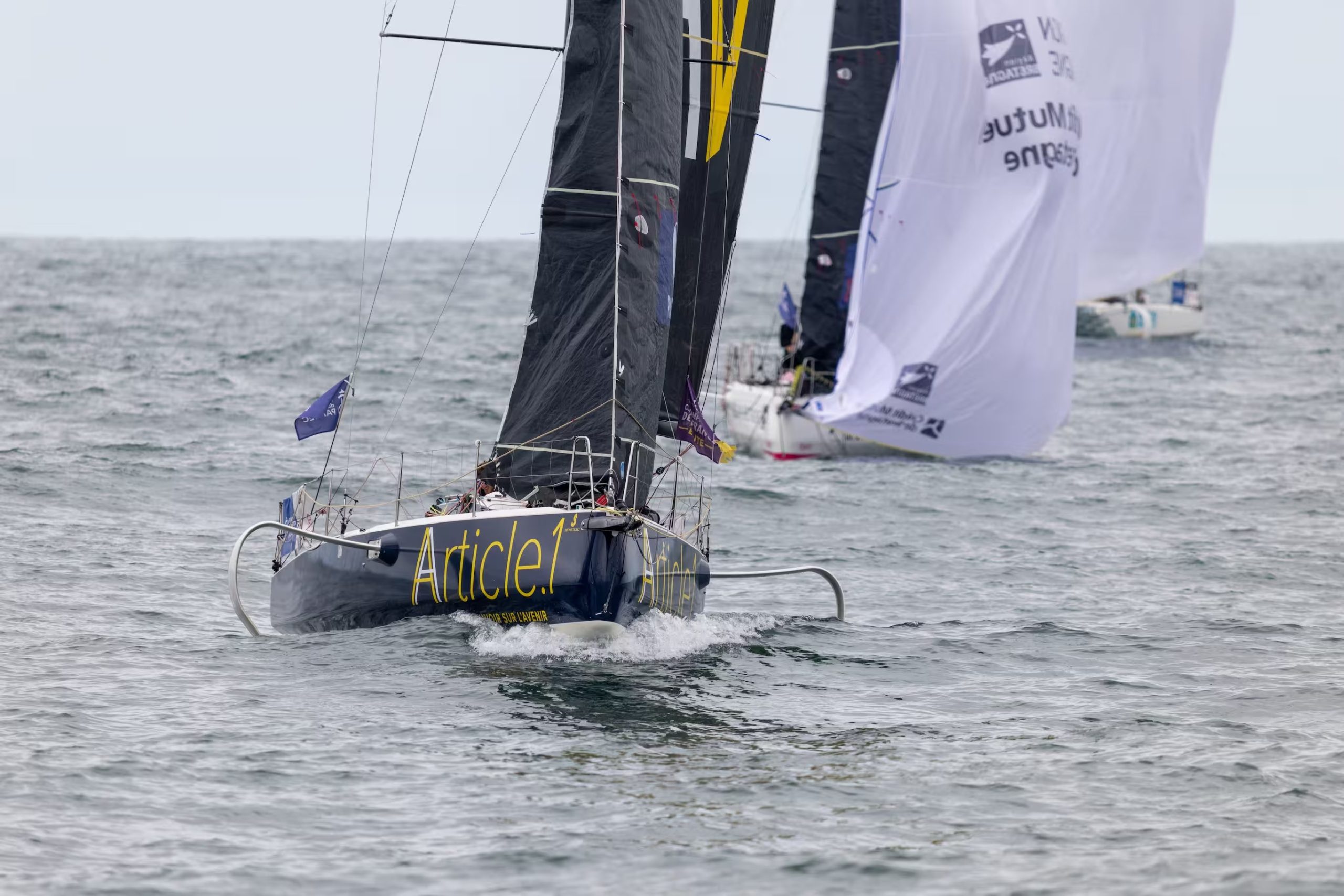 Snapping the BXA waypoint in the Solitaire du Figaro