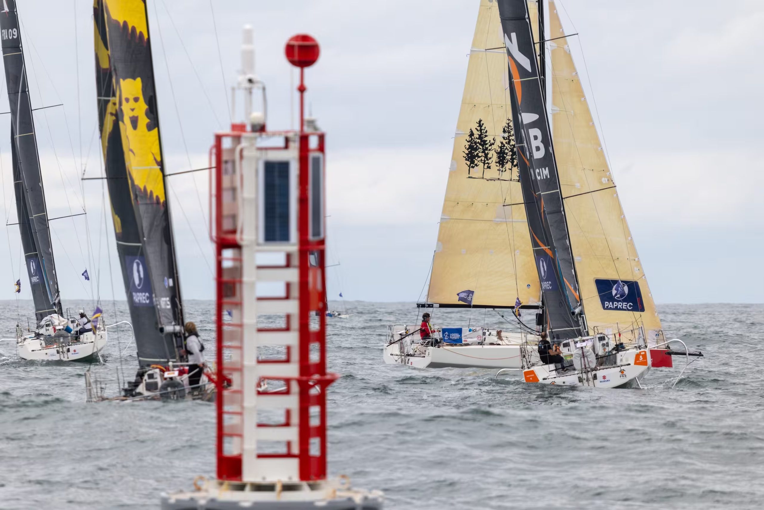 Snapping the BXA waypoint in the Solitaire du Figaro