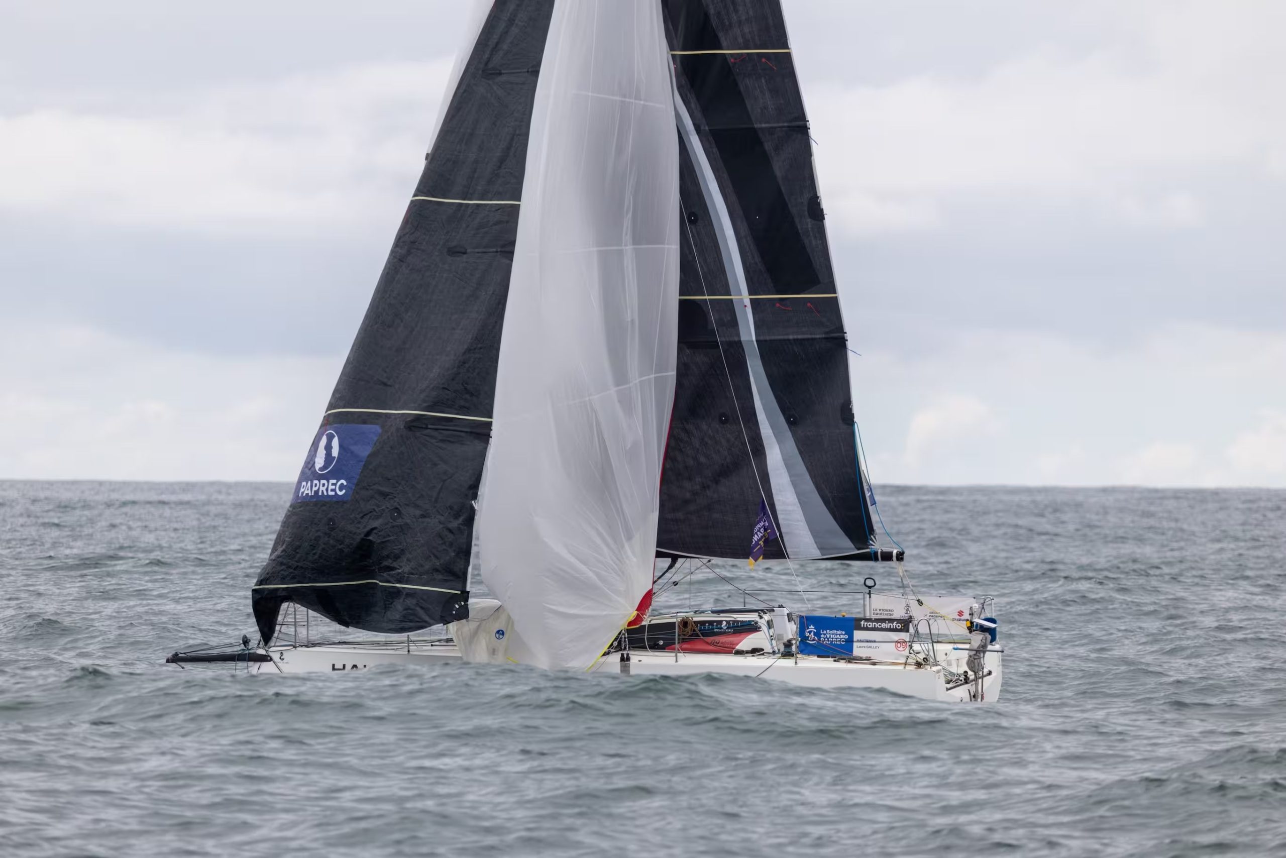 Snapping the BXA waypoint in the Solitaire du Figaro