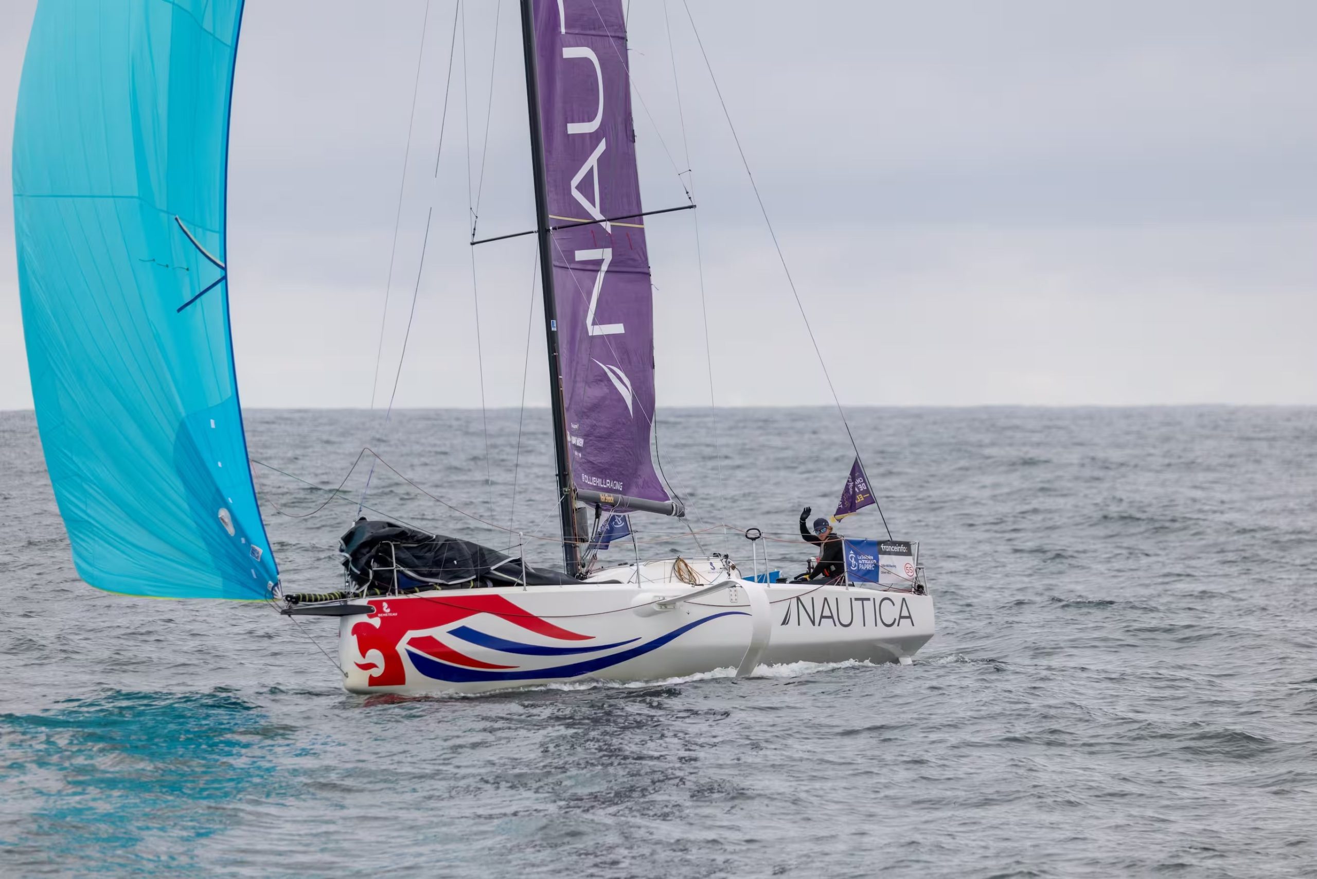 Snapping the BXA waypoint in the Solitaire du Figaro