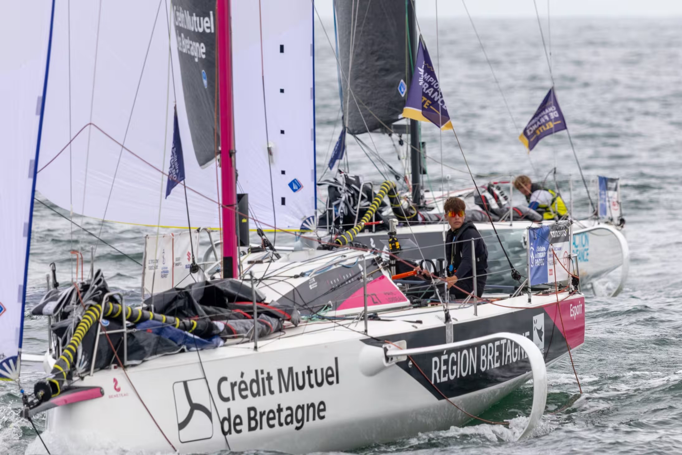 Snapping the BXA waypoint in the Solitaire du Figaro