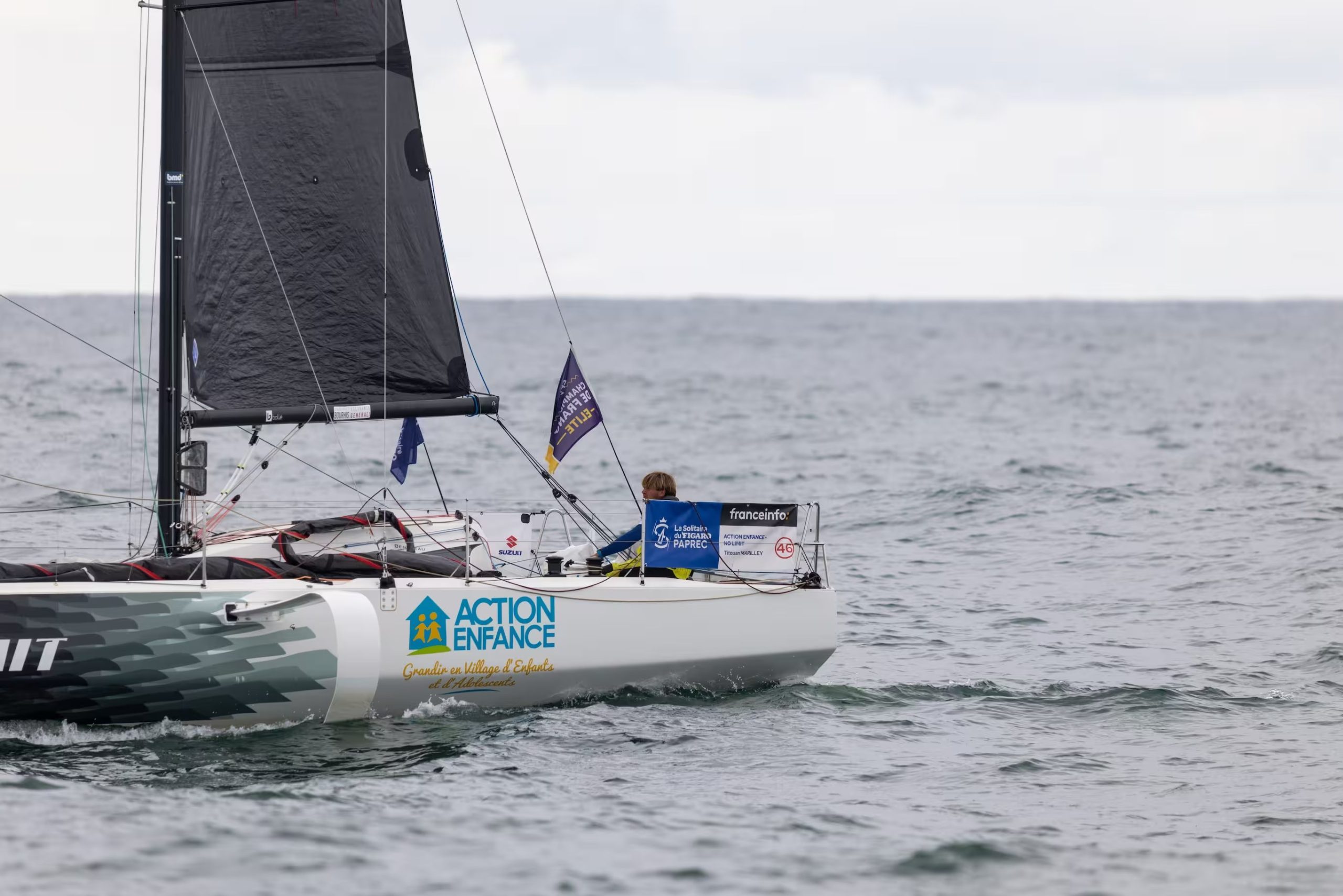 Snapping the BXA waypoint in the Solitaire du Figaro