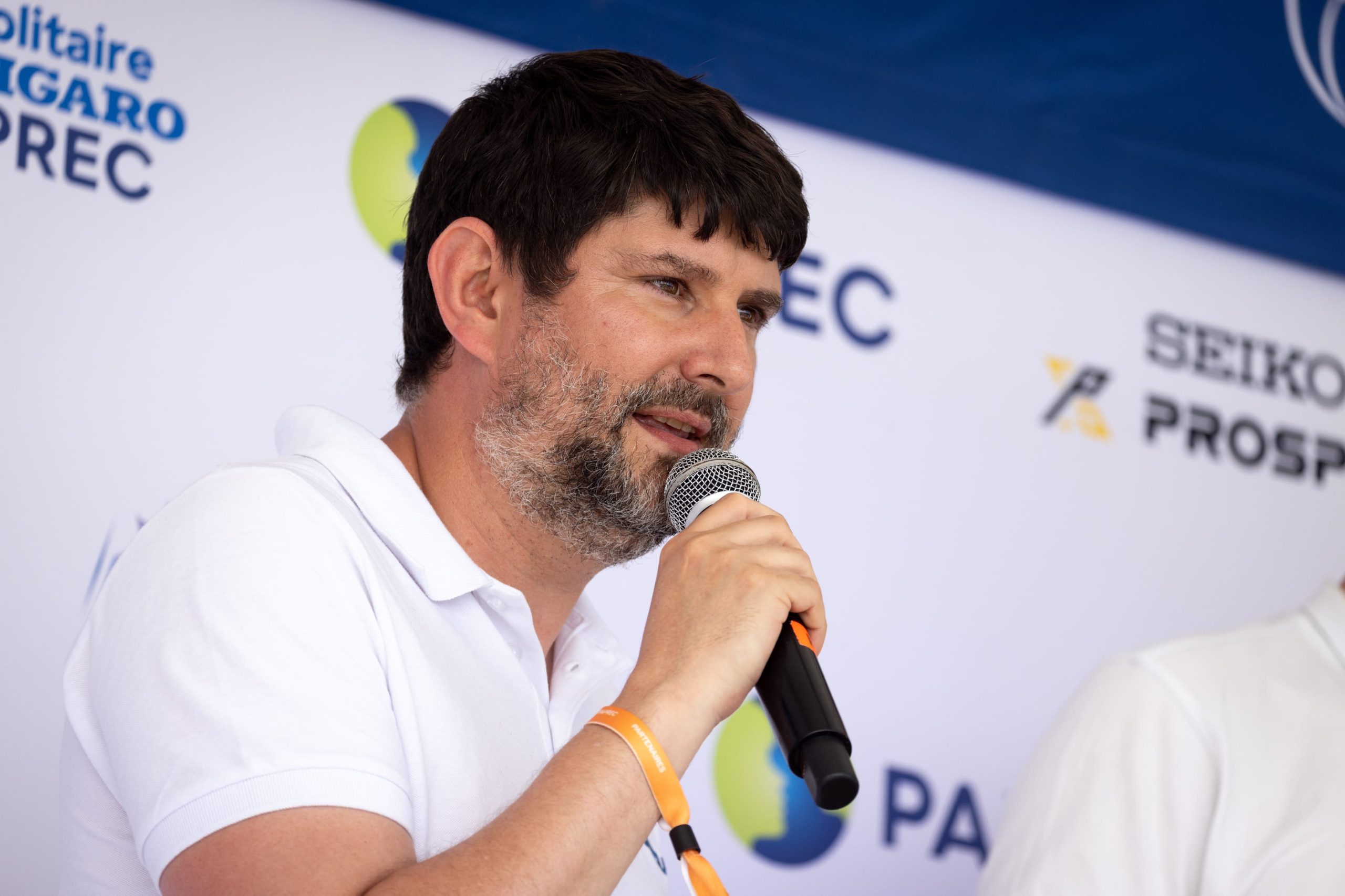 Stage 2 prize-giving in Pornichet