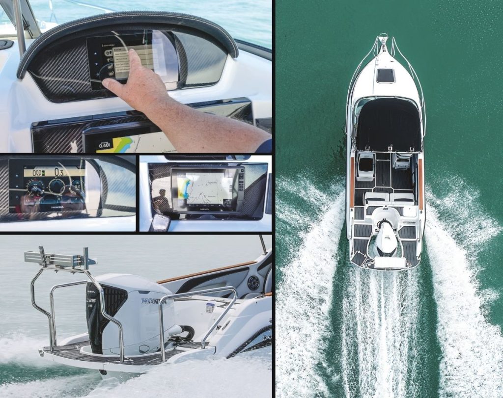 Speed/rpm adjustments are easy on the seven-inch touch-screen unit. // Photo credit: Roger Mills