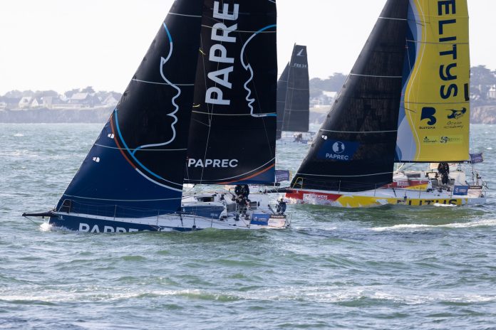 Tom Dolan makes hay as the breeze picks up