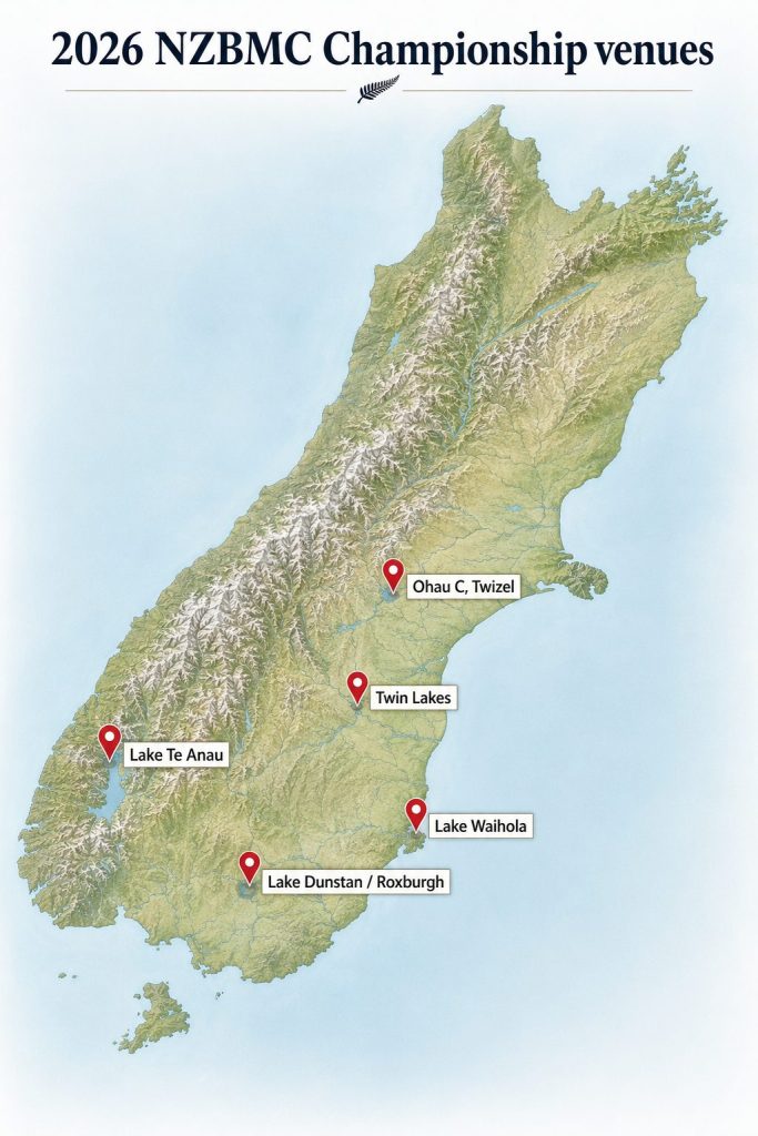 2026 NZBMC Championship venues